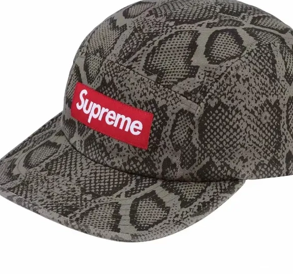 Washed Serpentine Pattern Baseball Chino Hat Cowboy Blue Leather Button 24SS Washed 0608
